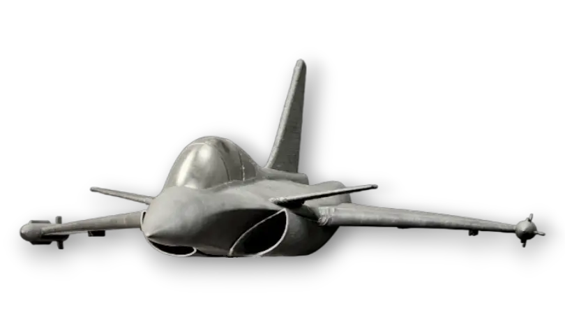 Avion de chasse fabrication additive métal