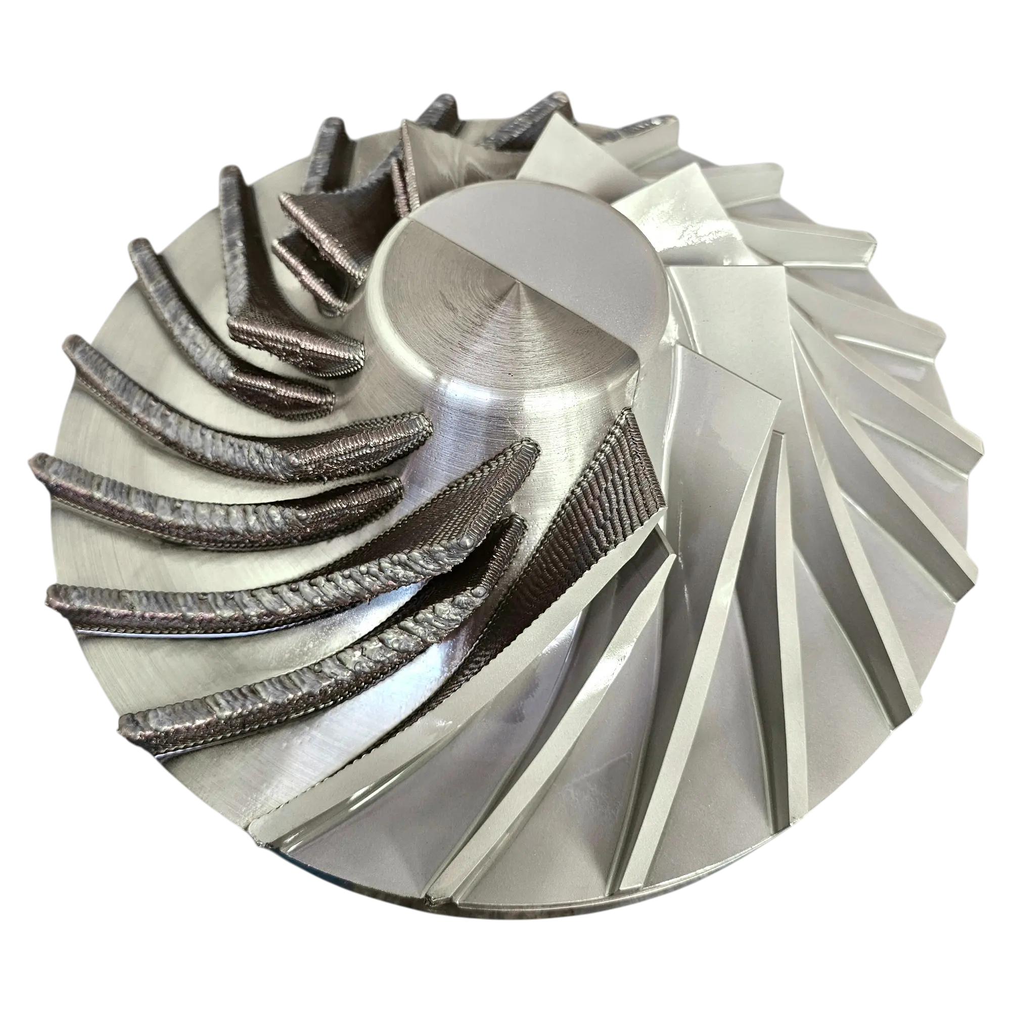 Roue de turbine fabrication additive métal